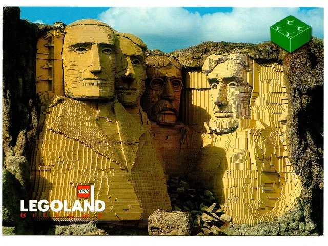 Postcard - Legoland Parks, Legoland Billund - Mount Rushmore, USA