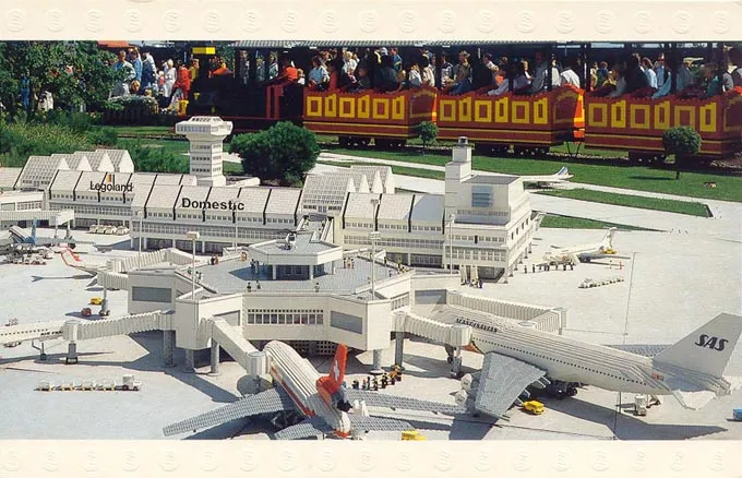 Postcard - Legoland Parks, Legoland Billund - Miniland, Airport