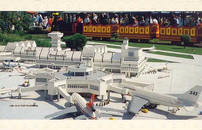Postcard - Legoland Parks, Legoland Billund - Miniland, Airport