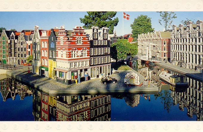 Postcard - Legoland Parks, Legoland Billund - Miniland, Amsterdam 2