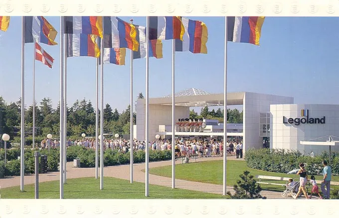 Postcard - Legoland Parks, Legoland Billund - The Main Entrance 2