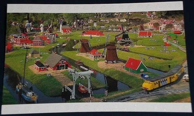Postcard - Legoland Parks, Legoland Billund - Dutch Landscape