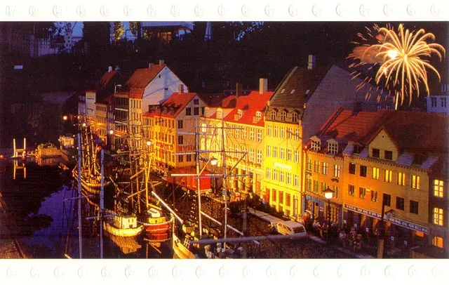 Postcard - Legoland Parks, Legoland Billund - Miniland, Copenhagen 2