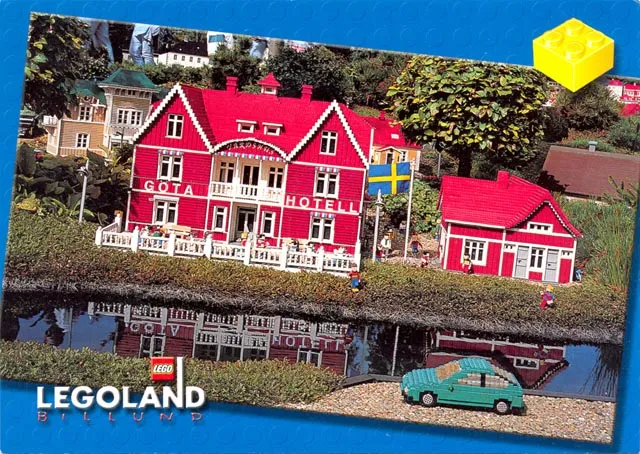 Postcard - Legoland Parks, Legoland Billund - Miniland, Göta Hotel, Sweden (DK005)