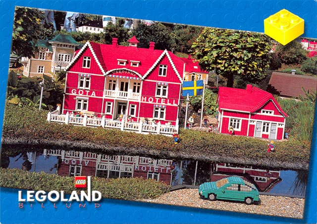 Postcard - Legoland Parks, Legoland Billund - Miniland, Göta Hotel, Sweden (DK005)