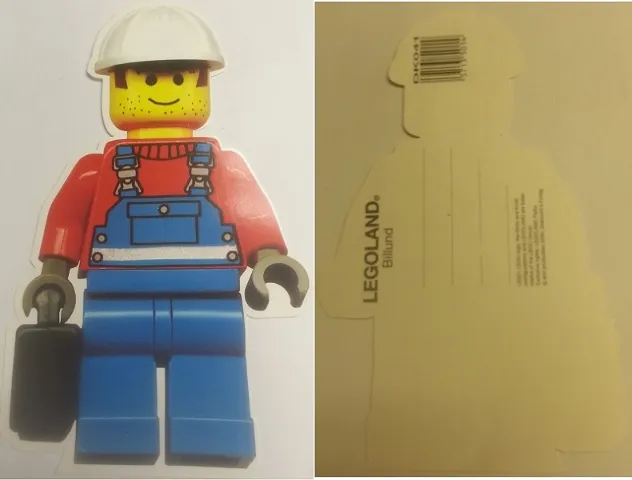 Postcard - Legoland Parks, Legoland Billund - Worker with Suitcase (DK041)