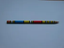 Pencil, LEGO Logo and Classic Colors Pattern