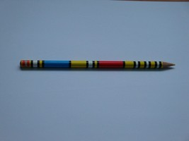 Pencil, LEGO Logo and Classic Colors Pattern