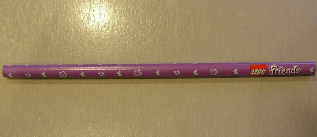 Pencil, Friends - Butterflies, Flowers, Music Notes Pattern