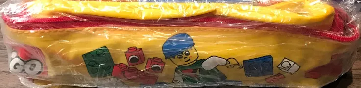 Pencil Case, Bricks and LEGO Logo with Timmy Pattern