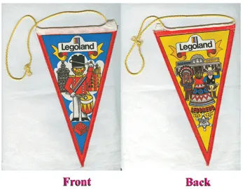 Flag, Pennant with Legoland / Legoland Legoredo Images (LEGOLAND Billund)