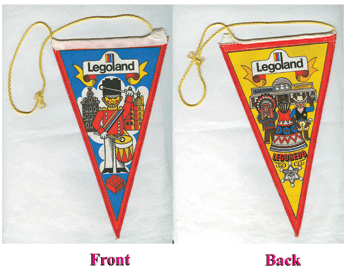 Flag, Pennant with Legoland / Legoland Legoredo Images (LEGOLAND Billund)