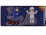 Magnet, Paul Frank Rectangle with Classic Space Scene Pattern