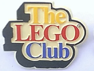 Pin, The LEGO Club UK Badge, Yellow/Red/Blue Text