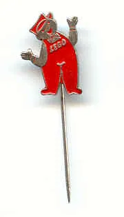 Pin, LEGO Man, Cast Metal - Stick Pin Attachment