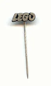 Pin, LEGO Logo, Cast Metal - Stick Pin Attachment