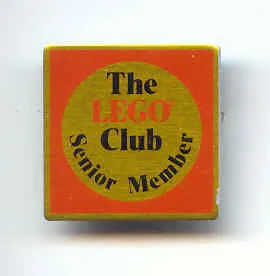 Pin, The LEGO Club UK Badge Senior Member - all Metal