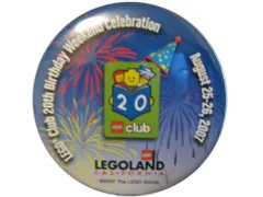 Pin, LEGOLAND California Lego Club 20th Birthday Weekend Celebration