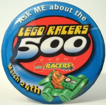 Pin, LEGO Racers 500 Event (LEGOLAND California)