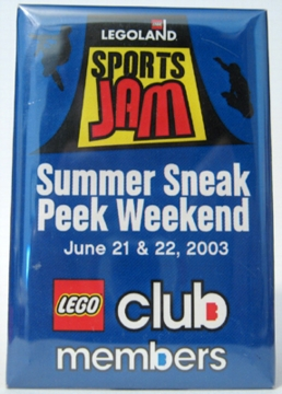 Pin, LEGOLAND California Sports Jam 2003