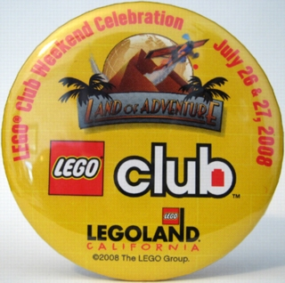 Pin, LEGOLAND California Lego Club Weekend Celebration 2008