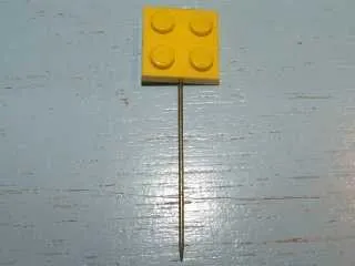 Pin, 2 x 2 Plate - Stick Pin Attachment