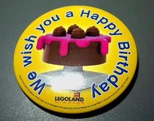 Pin, We wish you a Happy Birthday (LEGOLAND Windsor)