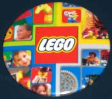 Pin, LEGO Logo with Background Images