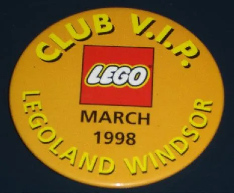 Pin, LEGOLAND Windsor Club V.I.P. March 1998