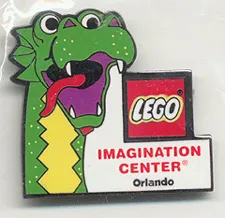 Pin, Imagination Center Orlando - Sea Serpent Head