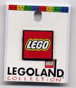 Pin, LEGO Logo Square Red