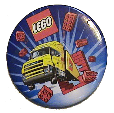 Pin, LEGO Truck Crashing through Brick Wall