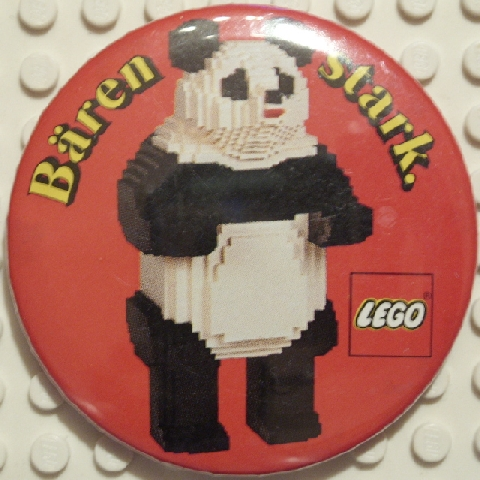 Pin, Animal Series - Bärenstark. and Panda Bear