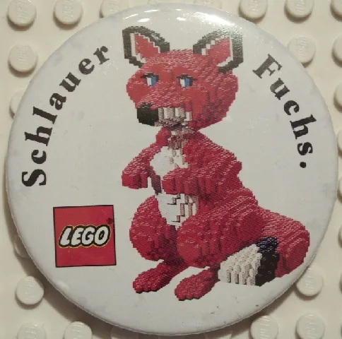 Pin, Animal Series - Schlauer Fuchs. and Fox