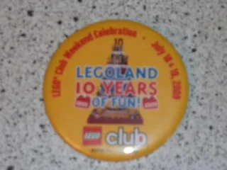 Pin, LEGOLAND California Happy Birthday 10 Years of Fun Weekend Celebration July 2009
