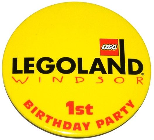 Pin, LEGOLAND Windsor 1st Birthday Party
