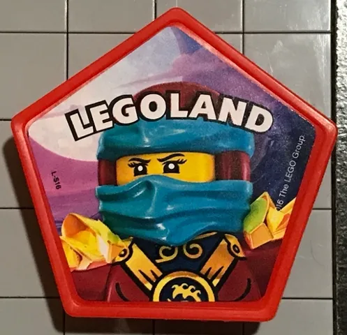 Pin, LEGOLAND NINJAGO Nya 2 Piece Badge, Pentagonal