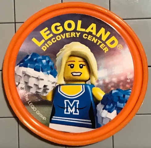 Pin, LEGOLAND Discovery Center Cheerleader 2 Piece Badge