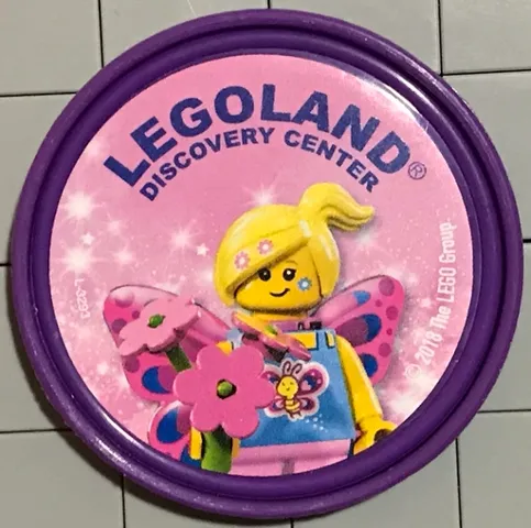 Pin, LEGOLAND Discovery Center Butterfly Girl 2 Piece Badge