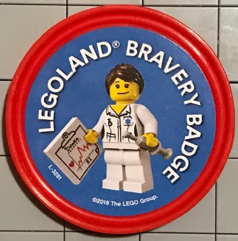 Pin, LEGOLAND Bravery Badge 2 Piece Badge