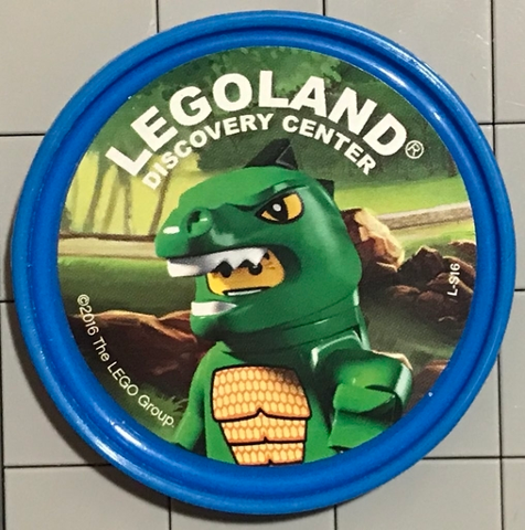Pin, LEGOLAND Discovery Center Lizard Man 2 Piece Badge
