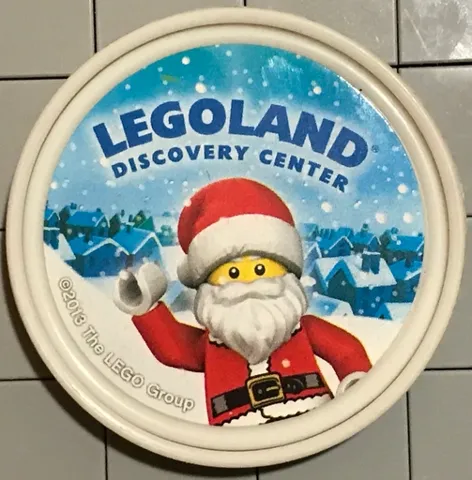 Pin, LEGOLAND Discovery Center Santa 2 Piece Badge