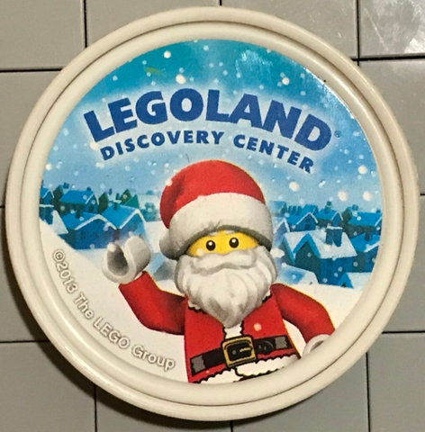Pin, LEGOLAND Discovery Center Santa 2 Piece Badge