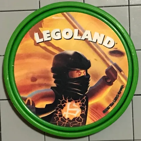 Pin, LEGOLAND NINJAGO Cole Airjitzu 2 Piece Badge