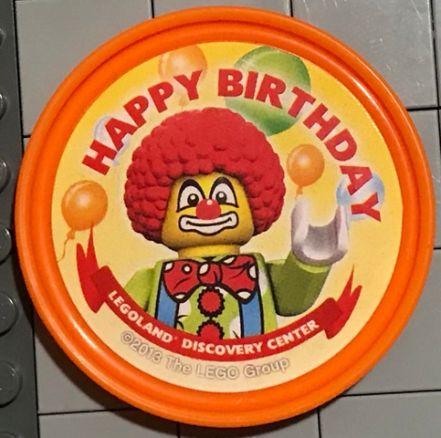 Pin, LEGOLAND Discovery Center Happy Birthday 2 Piece Badge