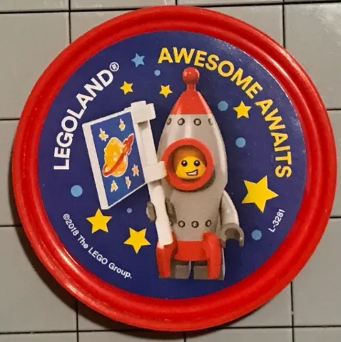 Pin, LEGOLAND Awesome Awaits 2 Piece Badge