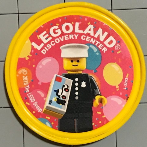 Pin, LEGOLAND Discovery Center Classic Police Officer 2 Piece Badge