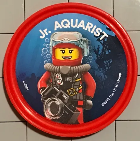 Pin, Jr. Aquarist 2 Piece Badge