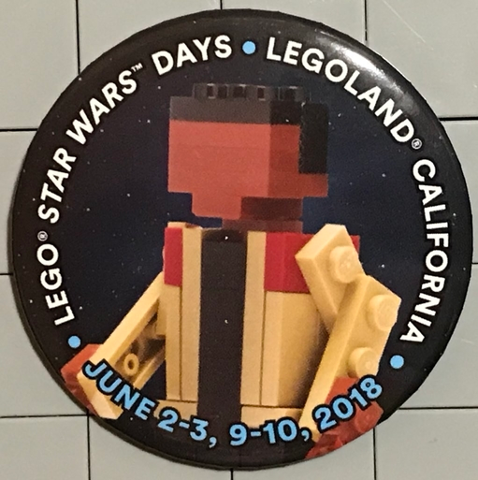 Pin, LEGO Star Wars Days LEGOLAND California June 2-3, 9-10, 2018