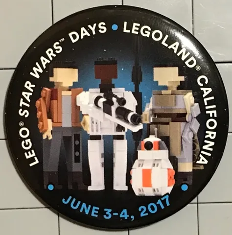 Pin, LEGO Star Wars Days LEGOLAND California June 3-4, 2017